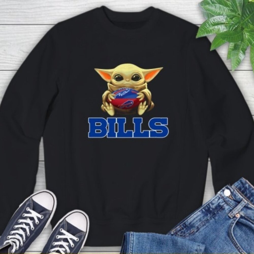Buffalo Bills Baby Yoda Star Wars NFL Football Christmas Sweatshirt 159